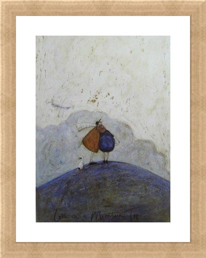 Framed Framed Love on a Mountain Top - Sam Toft