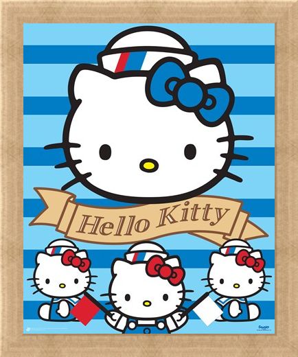 Framed Framed Ahoy There! - Hello Kitty