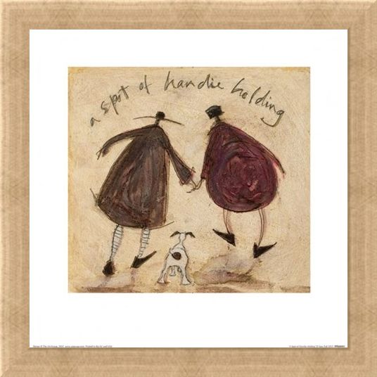 Framed Framed A Spot of Handie Holding - Sam Toft