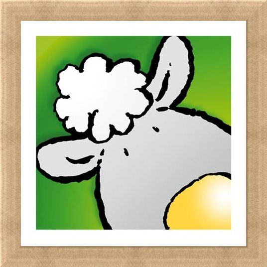 Framed Framed Sheep - Jean Paul