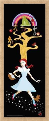 Framed Framed Follow the Yellow Brick Road - Wizard of Oz