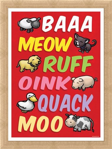 Framed Framed Animal Sounds - Cute Animal Language