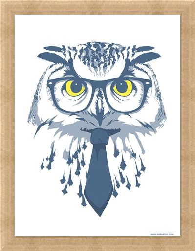 Framed Framed The Sage Mini Poster - Animal Humour