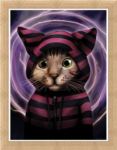 Framed Framed One Sassy Feline - Storm