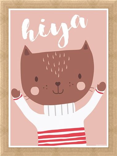 Framed Framed A Fabulous Feline - Hiya!