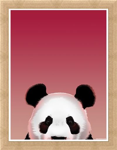 Framed Framed Pop Up Panda - Inquisitive Creatures