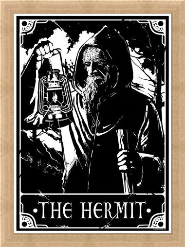 Framed Framed The Hermit - Deadly Tarot
