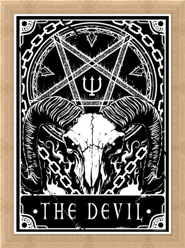 Framed Framed The Devil - Deadly Tarot