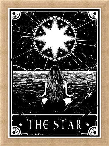 Framed Framed The Star - Deadly Tarot