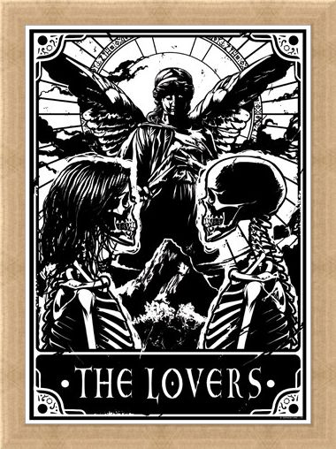 Framed Framed The Lovers - Deadly Tarot