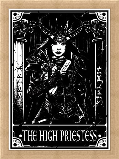 Framed Framed The High Priestess - Deadly Tarot