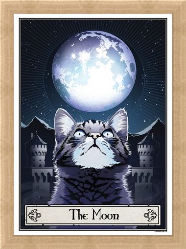 Framed Framed The Moon - Deadly Tarot Felis