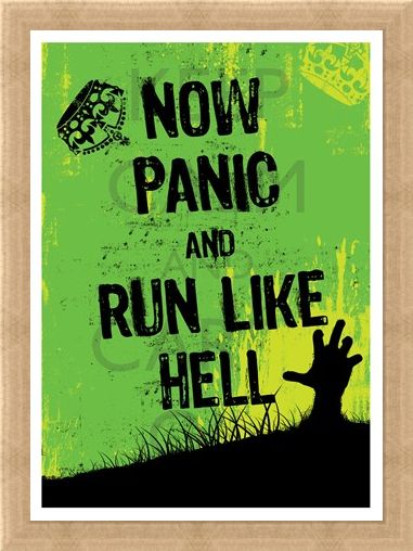 Framed Framed Now Panic & Run Like Hell - They Are Coming
