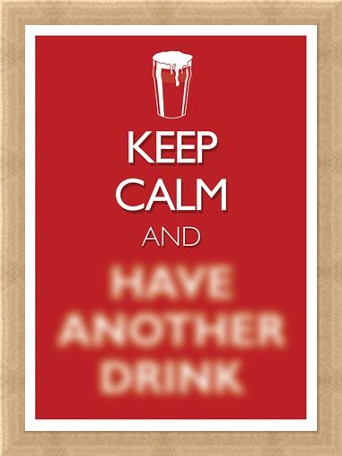Framed Framed Keep Calm & Have Another Drink - Keep Calm & Carry On