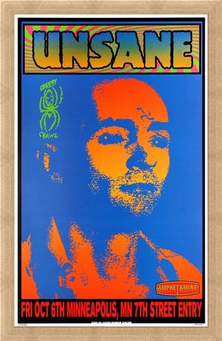 Framed Framed Unsane - Frank Kozik