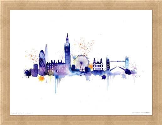 Framed Framed London Skyline - Summer Thornton