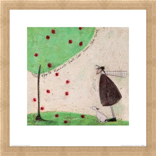 Framed Framed The Apple Doesn't Fall Far From The Tree - Sam Toft