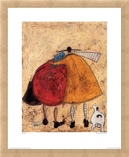 Framed Framed Hugs On The Way Home - Sam Toft