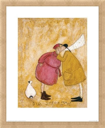 Framed Framed Big Smackeroo! - Sam Toft