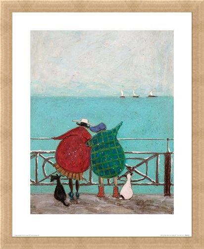 Framed Framed We Saw Three Ships Come Sailing By - Sam Toft