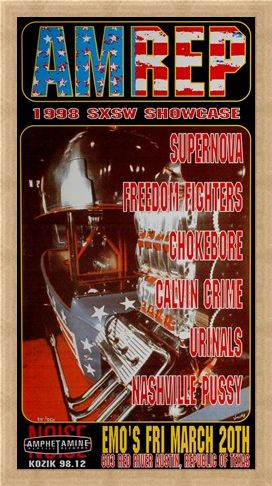Framed Framed AM REP 1998 SXSW Showcase - Frank Kozik