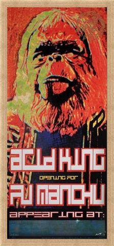 Framed Framed Acid King / Fu Manchu - Frank Kozik