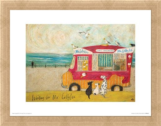 Framed Framed Waiting for Mr Lollyice - Sam Toft