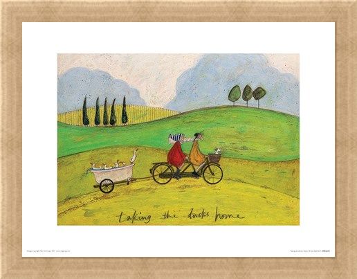 Framed Framed Taking the Ducks Home - Sam Toft