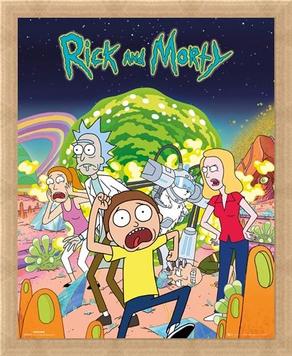 Framed Framed Group - Rick and Morty