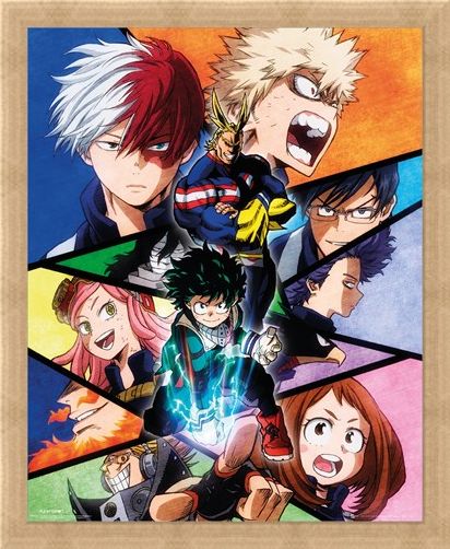 Framed Framed My Hero Academia Group - Quirk