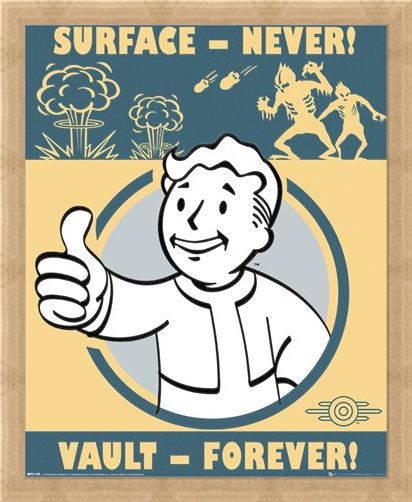Framed Framed Vault Forever - Fallout