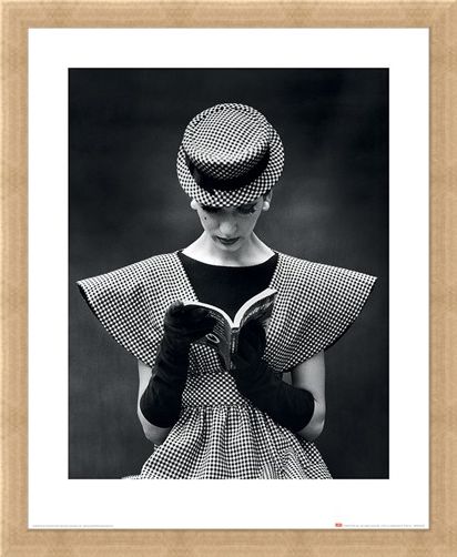 Framed Framed Wide Shoulder Fashion 1959 - Time Life