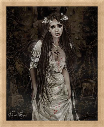 Framed Framed Anatheme The Vampire - Victoria Frances