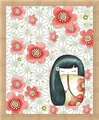 Framed Framed Hanako - Sam Bamford - Mizuki Dolls