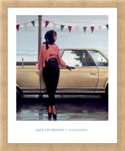 Framed Framed Suddenly One Summer - Jack Vettriano