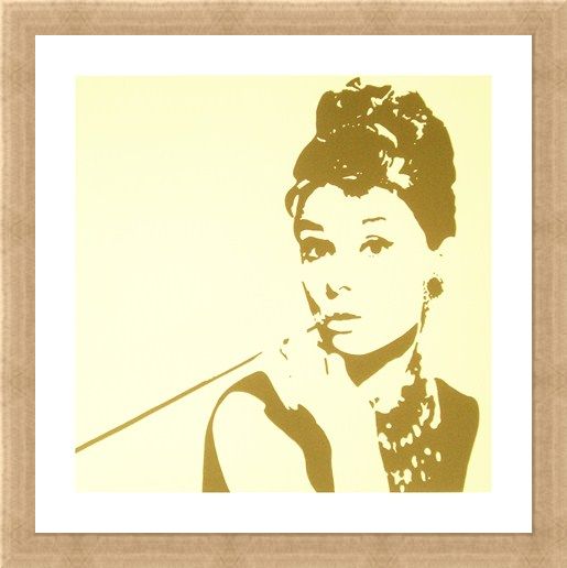 Framed Framed Audrey Hepburn - Phil Handsley