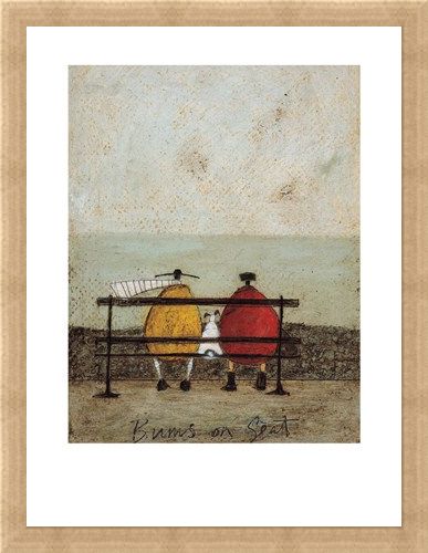 Framed Framed Bums on Seat - Sam Toft