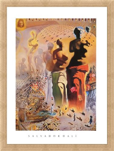 Framed Framed The Hallucinogenic Toreador - Salvador Dali