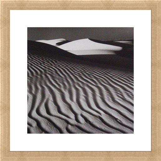 Framed Framed White Dune - Nicholas Pavloff