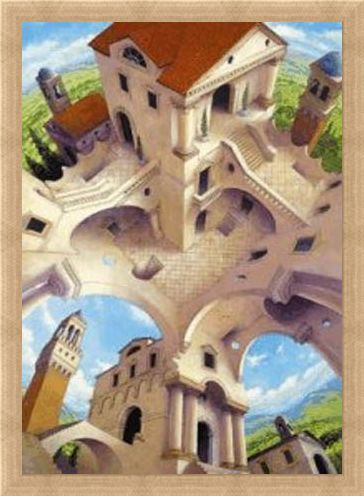 Framed Framed Temple of Possibilities - Impossible