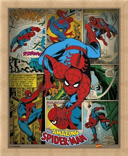 Framed Framed Comic Book Crusader - The Amazing Spider-Man
