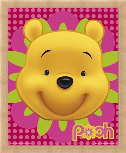Framed Framed Happy Hunny Bear - Winnie the Pooh