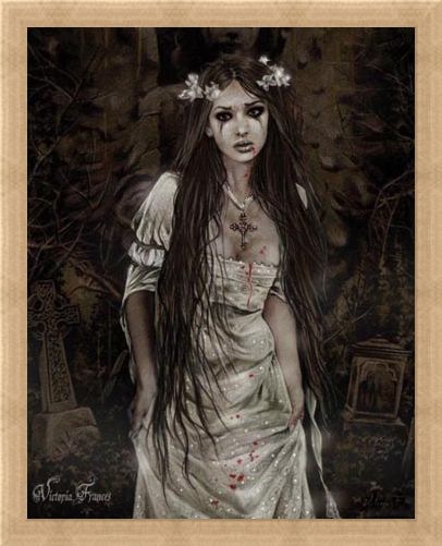 Framed Framed Anatheme The Vampire - Victoria Frances