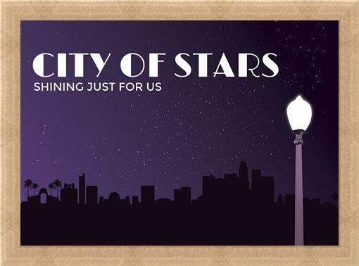 Framed Framed Shining Just For Us - City of Stars