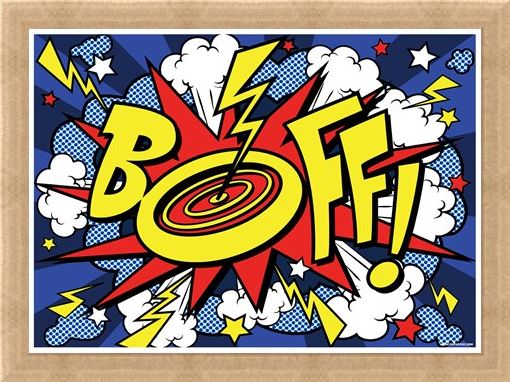 Framed Framed Boff! - A Pop Art Explosion