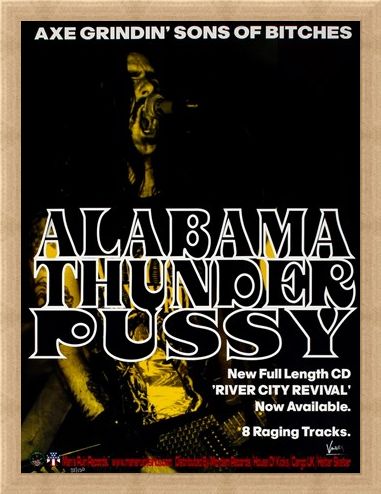 Framed Framed Alabama Thunderpussy - Frank Kozik