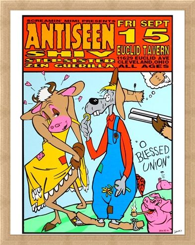 Framed Framed Screamin' Mimi Presents - Frank Kozik