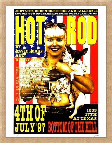 Framed Framed Hot Rod - Frank Kozik
