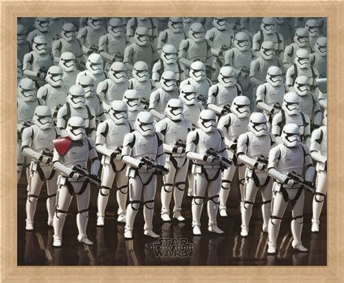 Framed Framed Stormtrooper Elite Army - Star Wars Episode VII