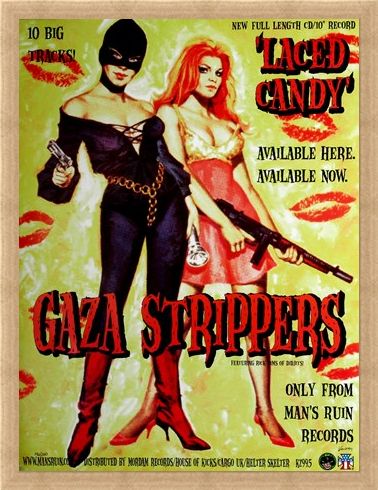 Framed Framed Gaza Strippers - Frank Kozik
